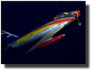 North American F-86 Sabre. Scratch built in metal by Rojas Bazán. 1:10 scale. North American F-86 Sabre. Scratch built in metal by Rojas Bazán. 1:10 scale.